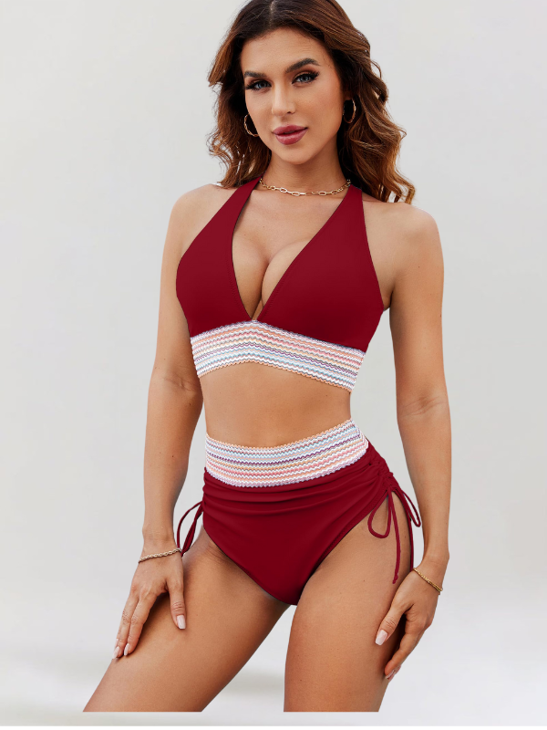 Jessy – High-Waisted Bikini Set with Tummy Control