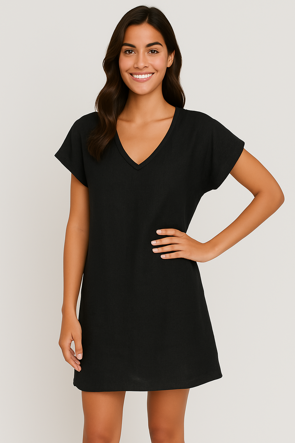 Maris | V-Neck Tunic Dress
