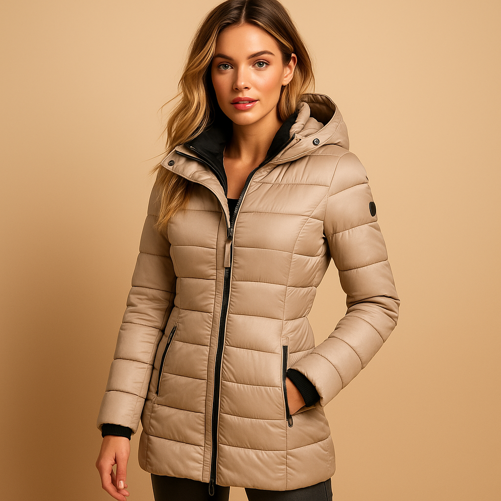 Olive | Lightweight Puffer Down Jacket